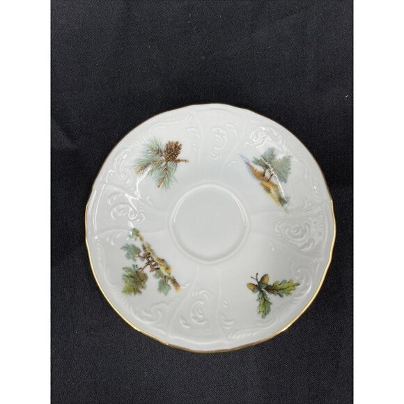 Bernadotte Czech Republic Wilddlife Pheasant Espresso Demitasse Cup and Saucer - Picture 3 of 11